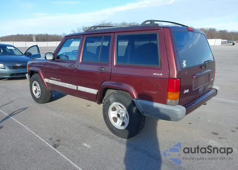 2001 Jeep Cherokee Sport from USA, damaged, VIN 1J4FF48S91L595107